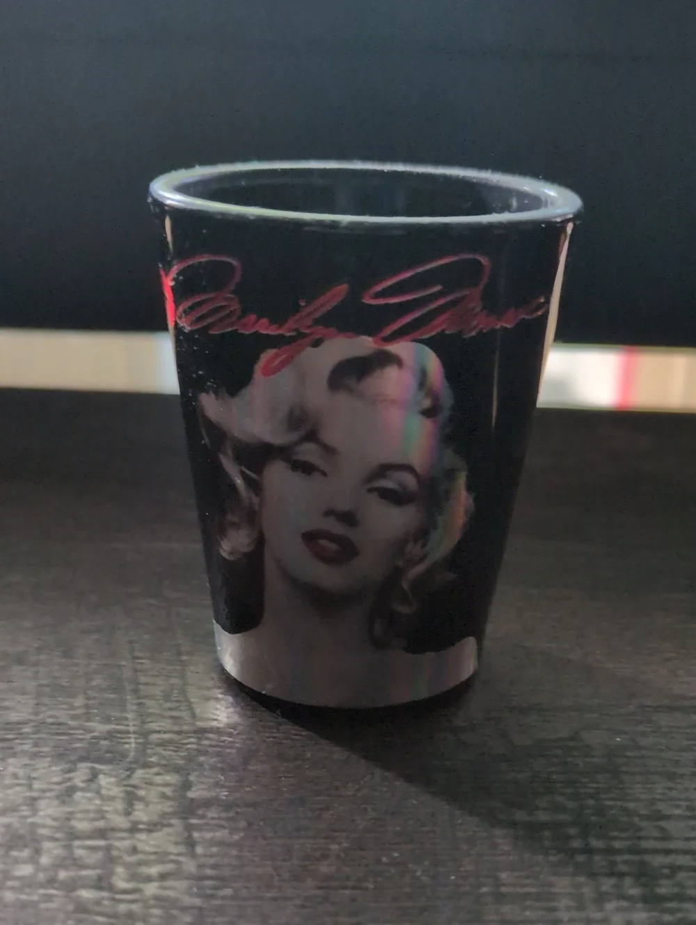 Marilyn Monroe Shot Glass Set - 3pc Black & White Collectible. Never Used.